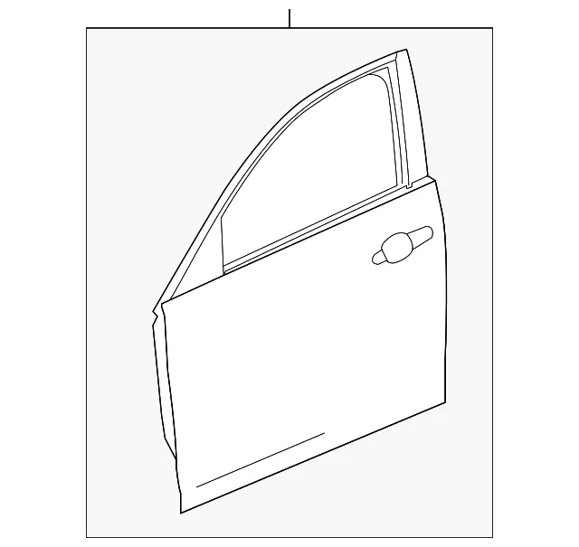 Door Shell - Passenger Side (RH) - GM (84200615) - view 2