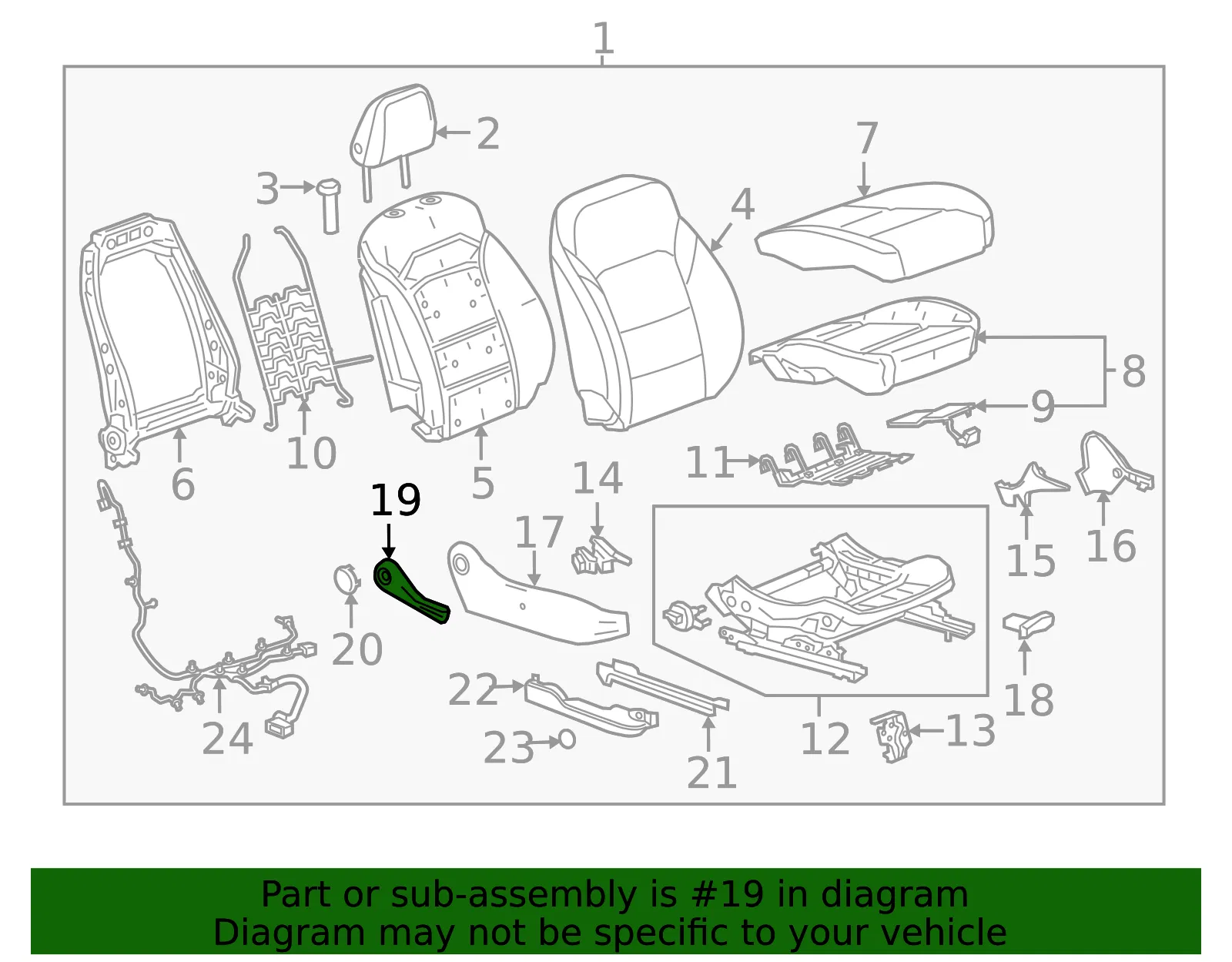 Adjust Handle - GM (84203831) - view 3