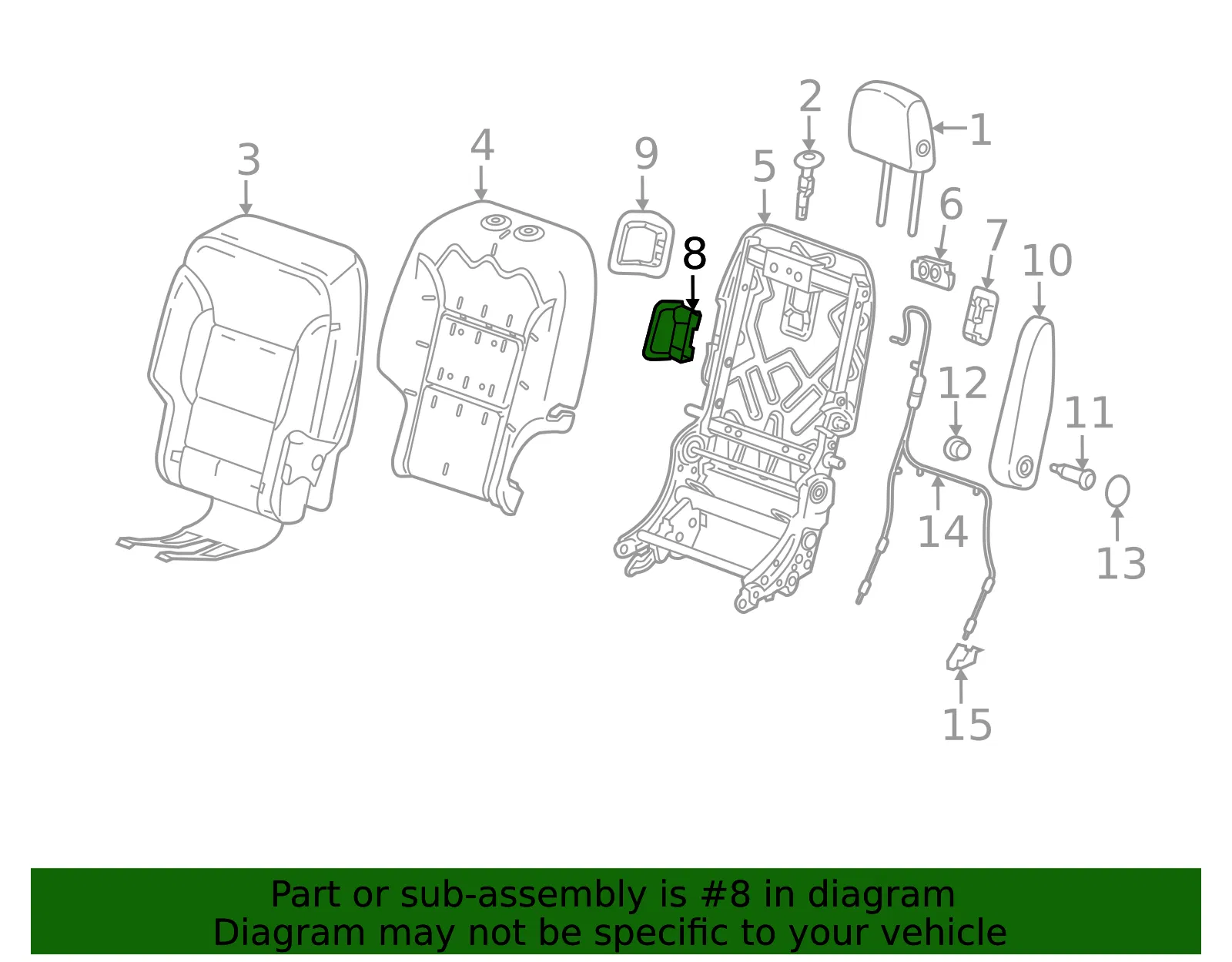 Release Handle - GM (84212253) - view 5