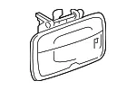 Black Tailgate Handle - GM (84222820) - view 8