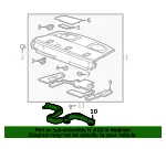 Rear Window Panel Insulator - GM (84234409) - view 7