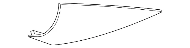 Interior Quarter Panel Trim Panel - GM (84235442) - view 2