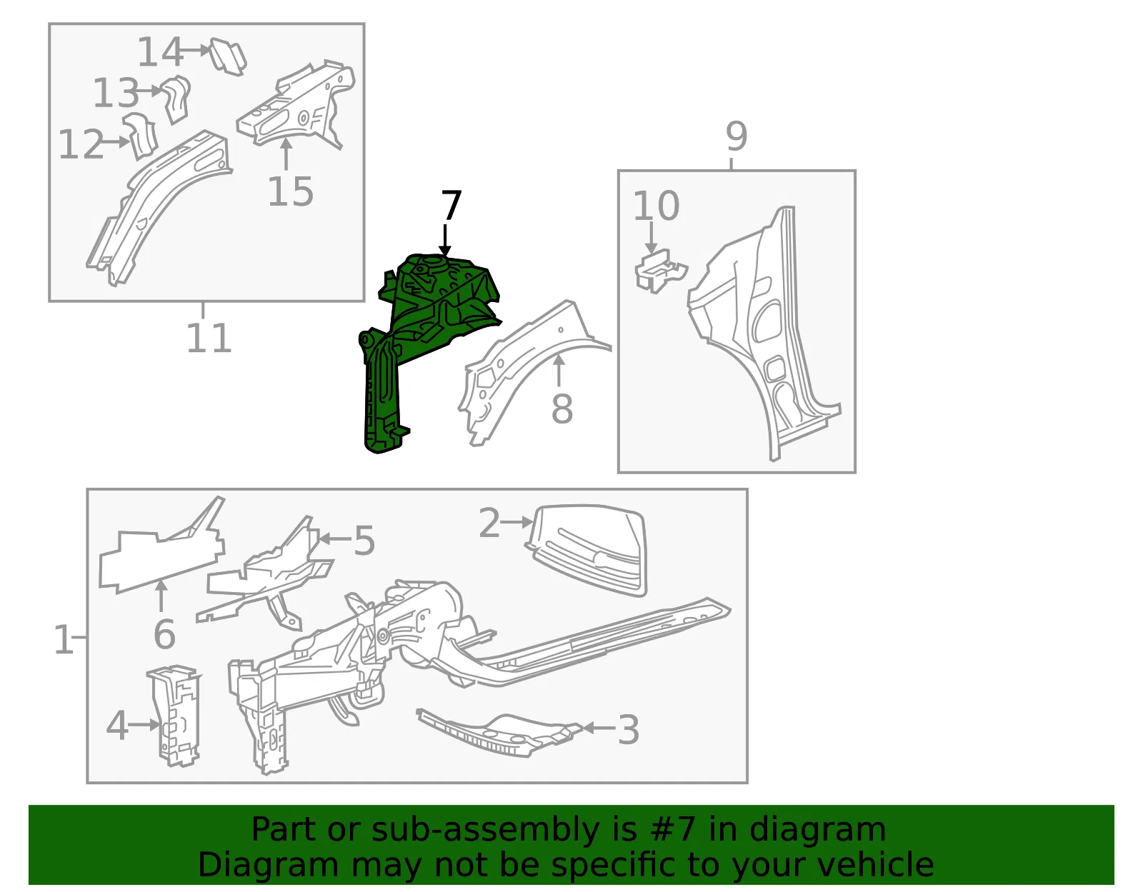 Apron Assembly - GM (84248273) - view 3