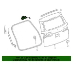 Hinge - Driver's Side (LH) - GM (84256735) - view 9