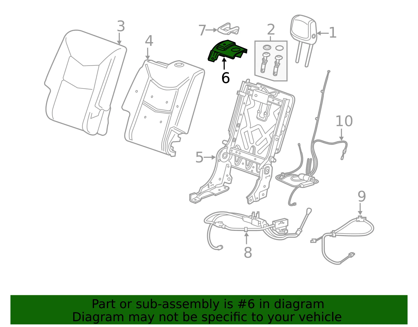 Release Handle - GM (84263799) - view 3