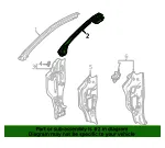 Driver Side Windshield Inner Side Frame - GM (84265812) - view 6