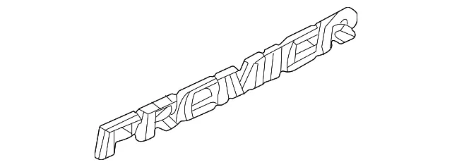Nameplate - GM (84267906) - view 2