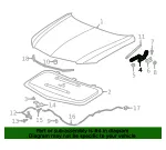Hinge - Driver's Side (LH) - GM (84274908) - view 8