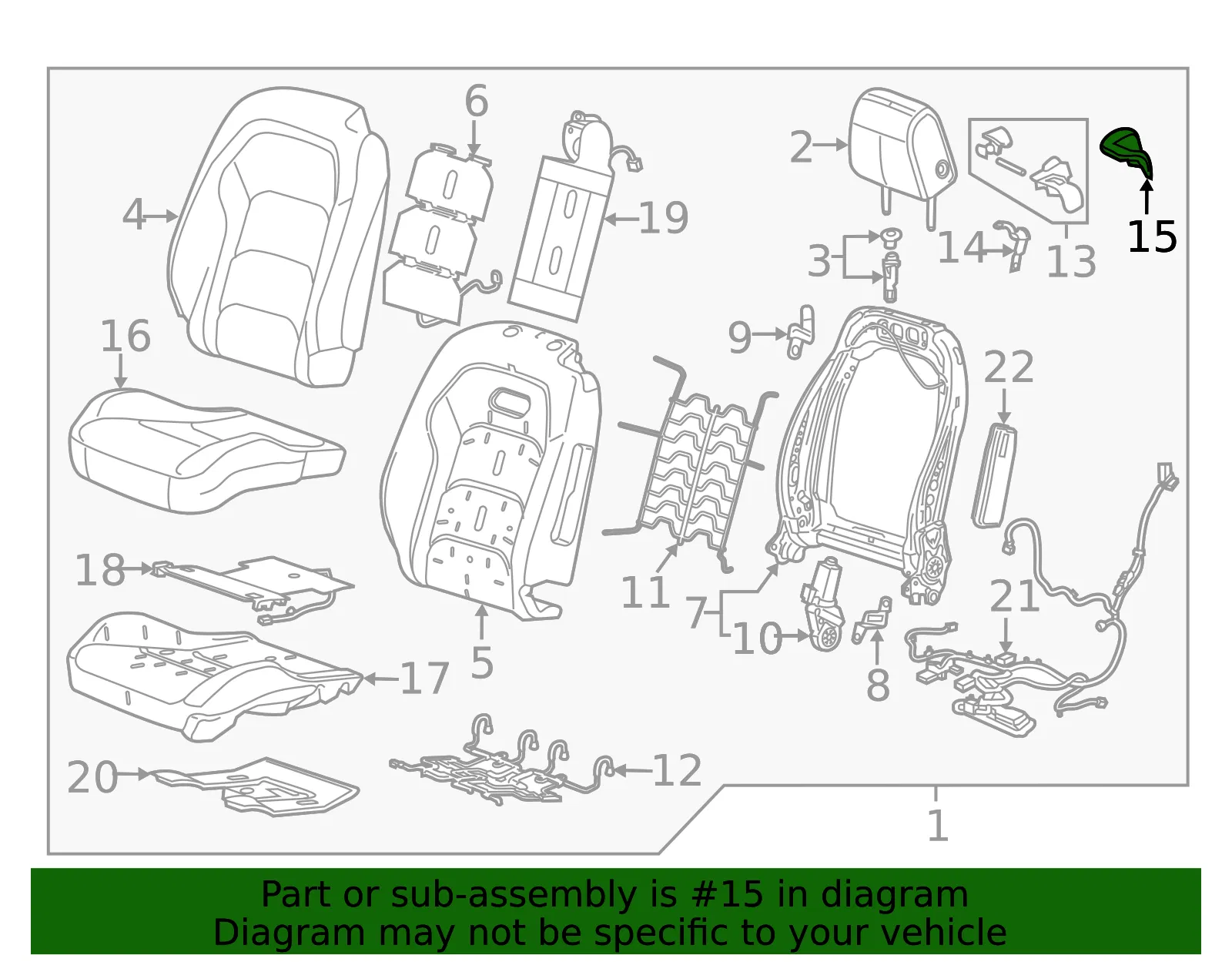 Handle Bezel - GM (84281185) - view 3