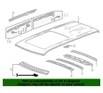 Windshield Header Bracket - GM (84282339) - view 6