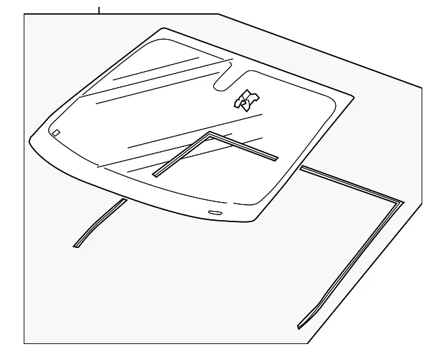 Windshield - GM (84283768) - view 2
