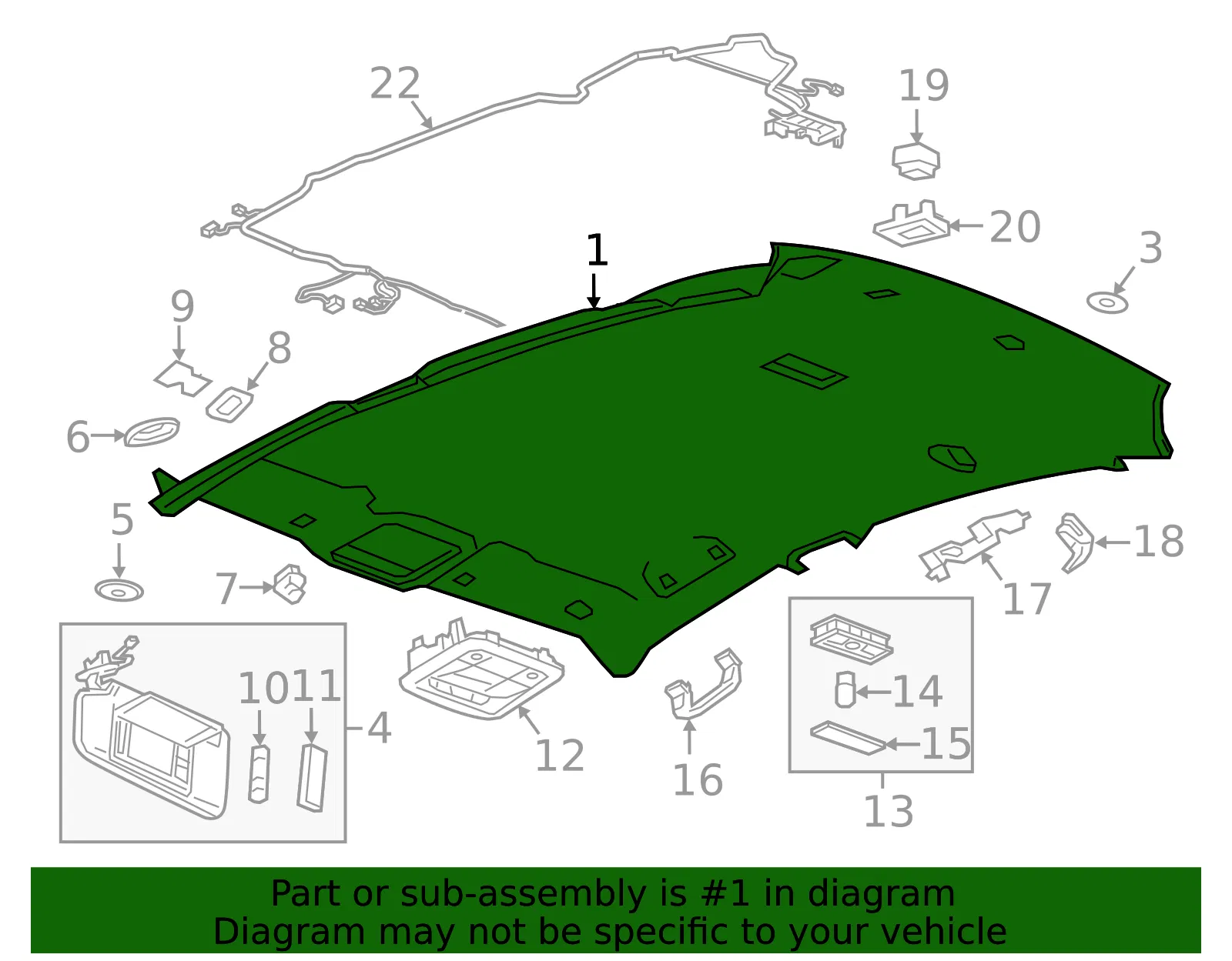 Headliner - GM (84287948) - view 2