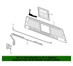 Window Regulator Guide - GM (84312126) - view 8