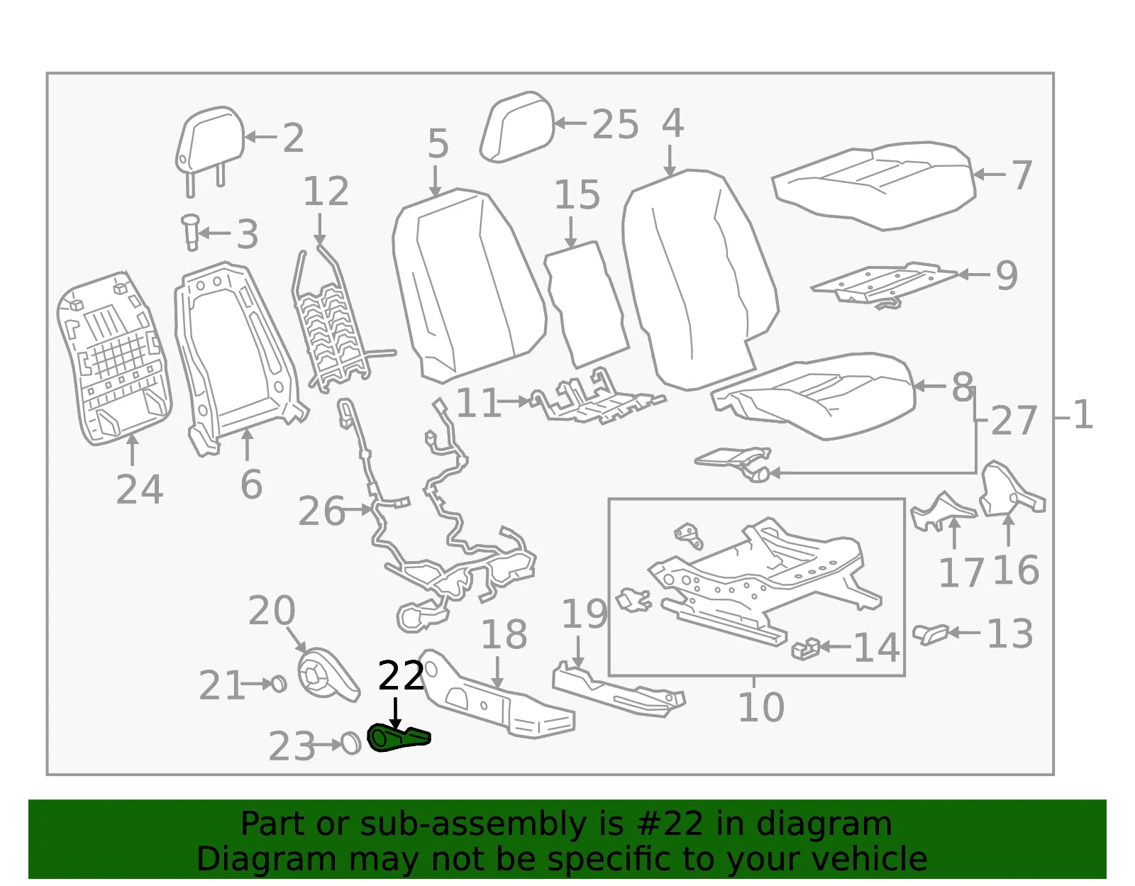 Adjust Handle - GM (84318491) - view 3