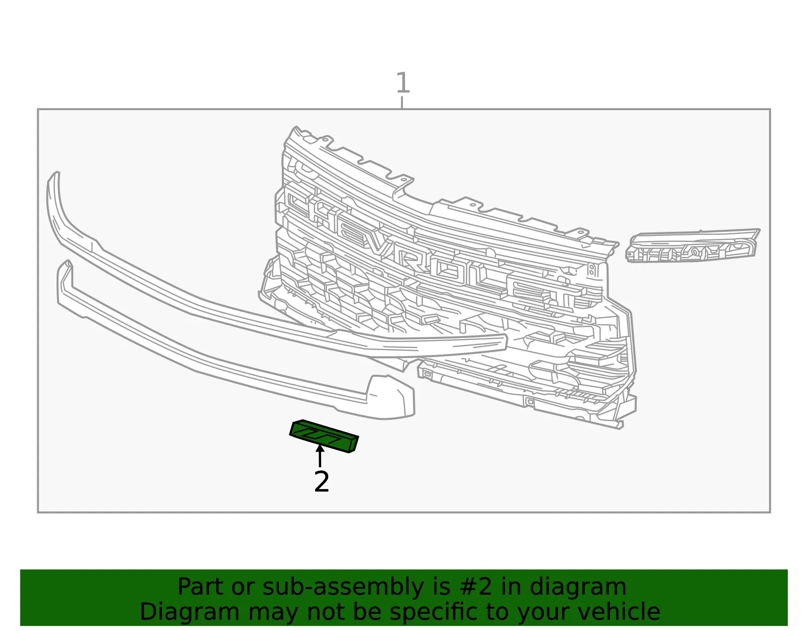 Grille Emblem - GM (84319918) - view 4