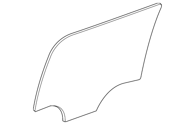 Front Driver Side Door Window - GM (84322002) - view 3