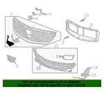 Grille Assembly Insert - GM (84331987) - view 8