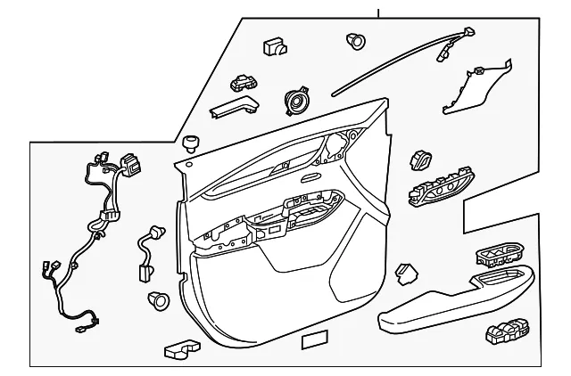 Door Trim Panel - GM (84355385)