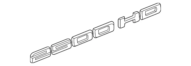 Nameplate - GM (84358804) - view 4