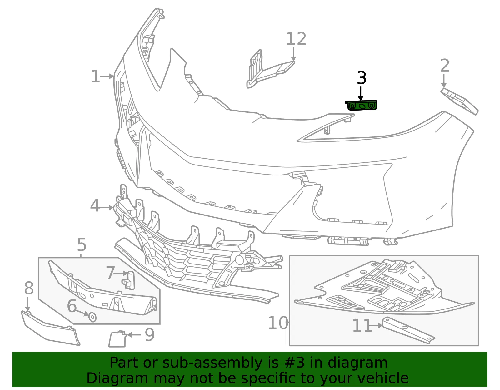 Bumper Guide - GM (84361398) - view 4