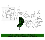 Splash Shield - Driver's Side (LH) - GM (84363064) - view 8