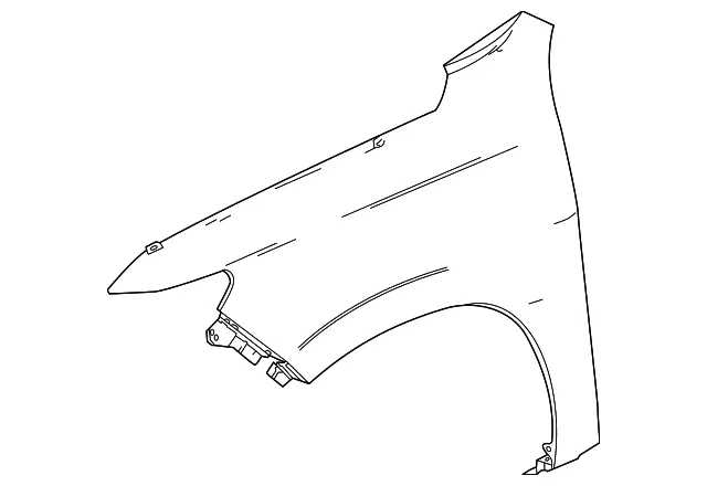 Front Driver Side Fender - GM (84384206) - view 3