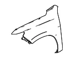 Front Driver Side Fender - GM (84384206) - view 5