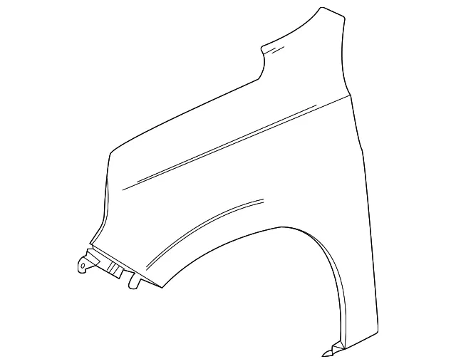 Front Driver Side Fender - GM (84384208) - view 2