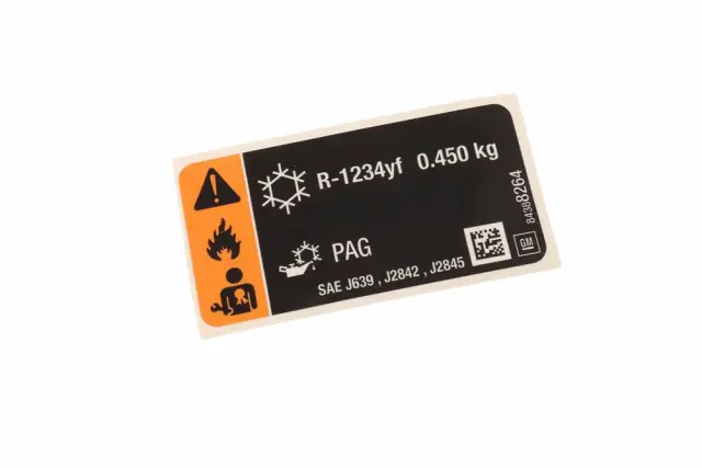 AC Label - GM (84388264) - view 2