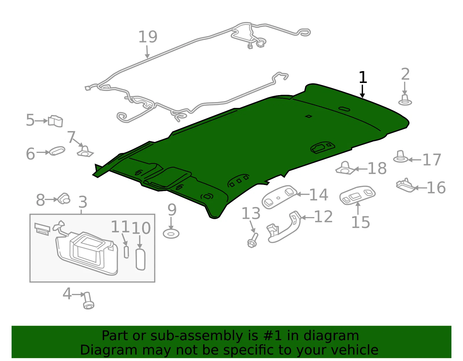Headliner - GM (84397238) - view 2