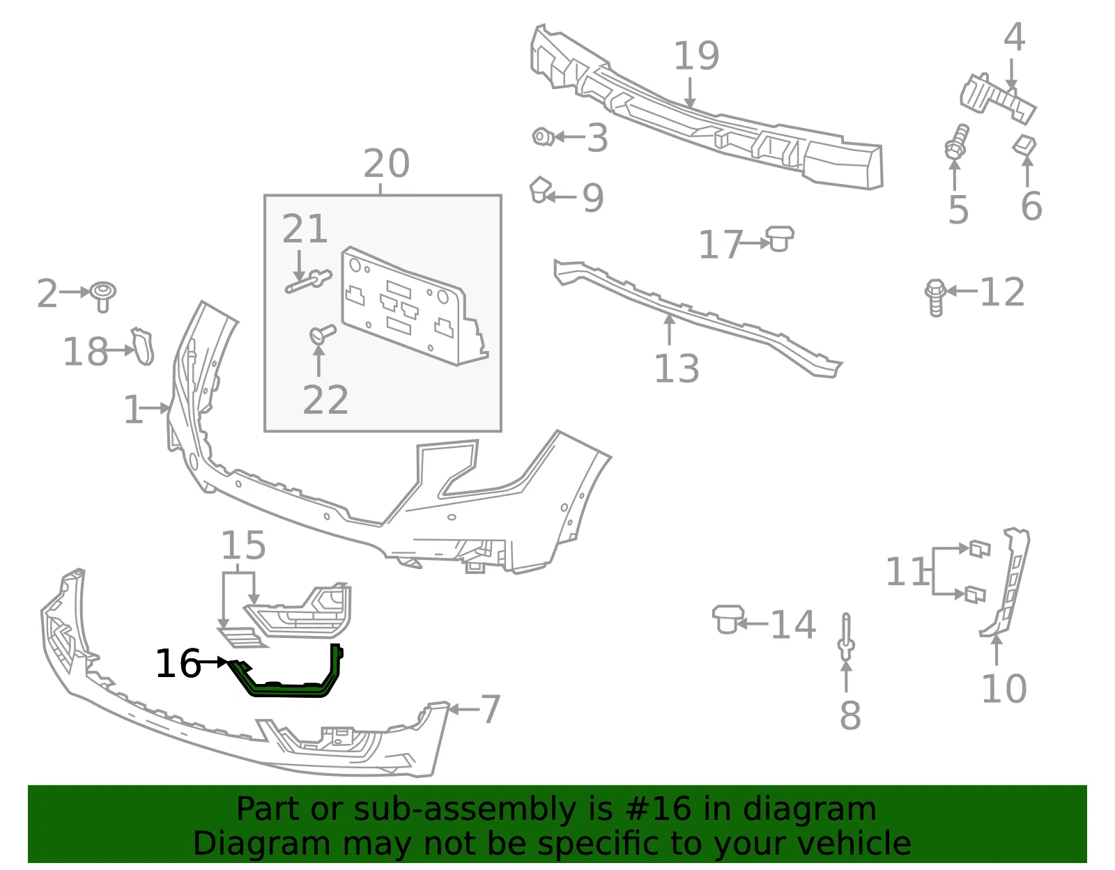 Outer Molding - GM (84407007) - view 3