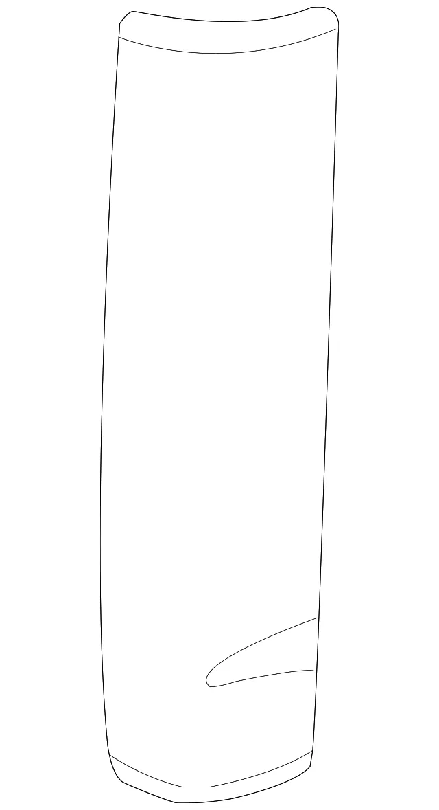 Rear Driver Side Door Outer Extension Panel - GM (84410857) - view 2