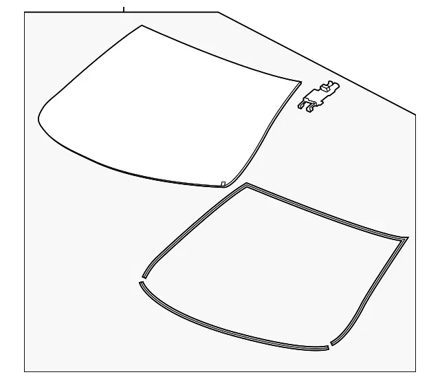 Windshield - GM (84431401) - view 2