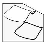 Windshield - GM (84431401) - view 5