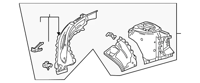 Apron Assembly - GM (84440531) - view 3