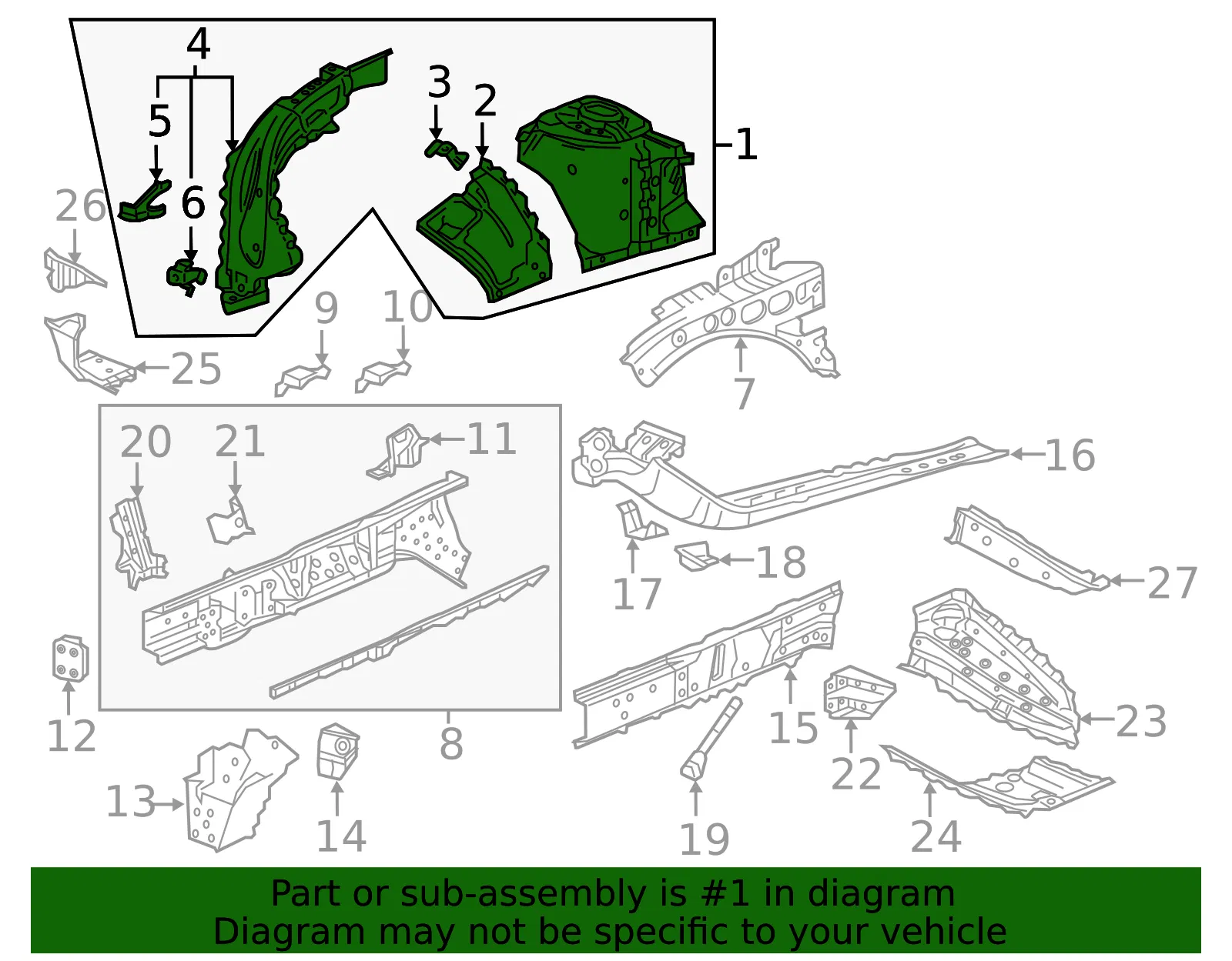 Apron Assembly - GM (84440531) - view 4