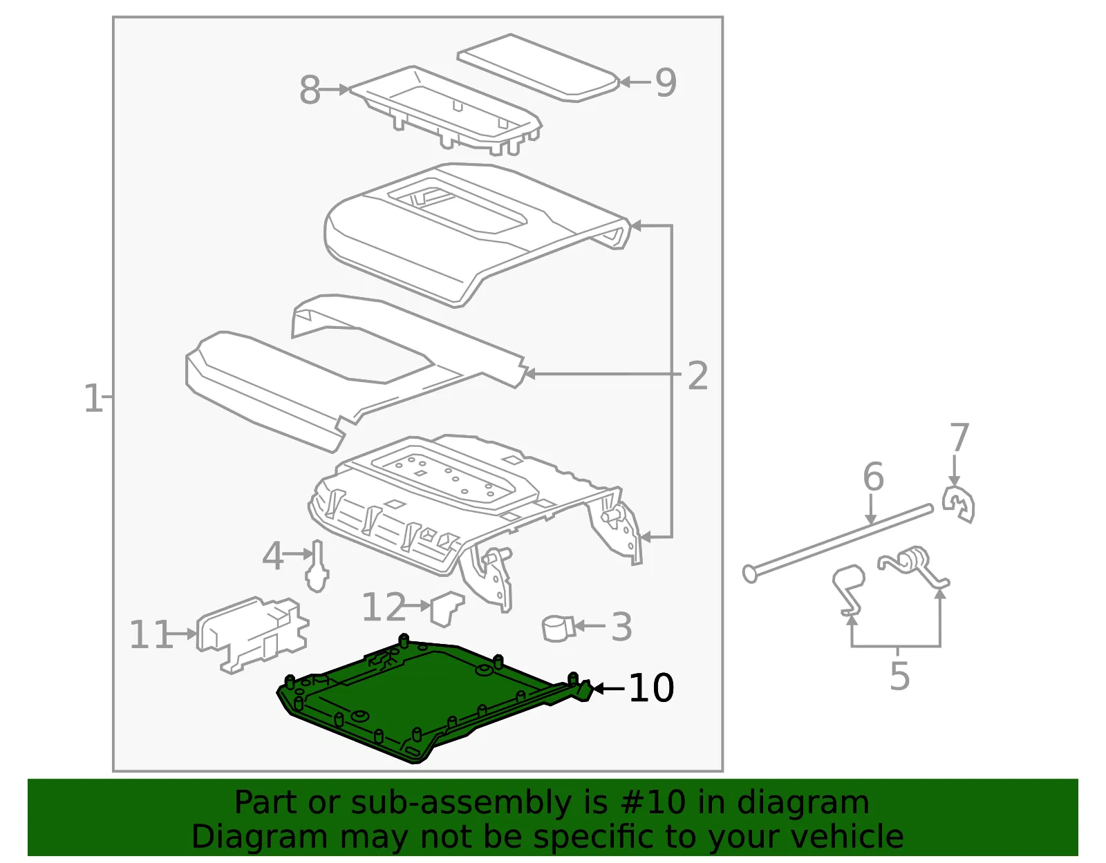 Hinge Cover - GM (84443269) - view 5