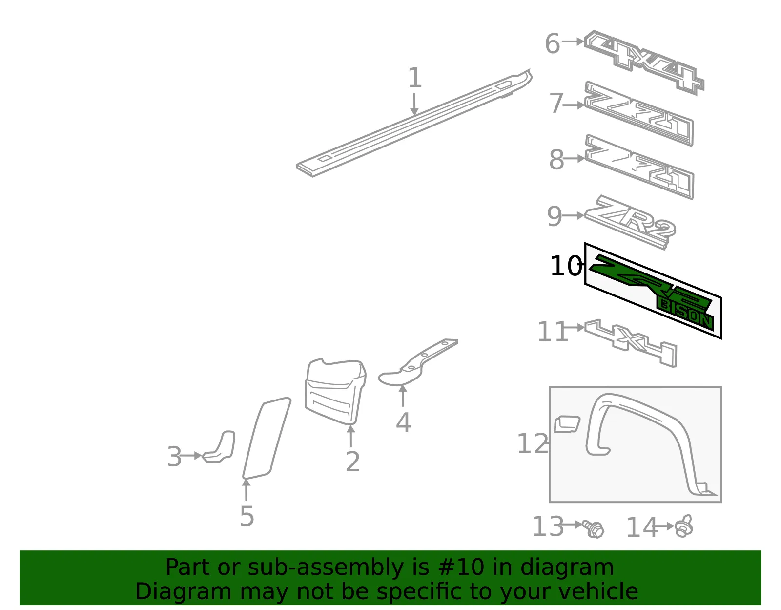 Decal - GM (84445094) - view 3