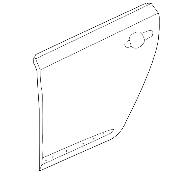 Rear Driver Side Door Outer Panel - GM (84453624) - view 2