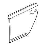 Rear Driver Side Door Outer Panel - GM (84453624) - view 5