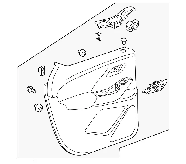 Door Trim Panel - GM (84454885)