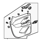 Door Trim Panel - GM (84454885) - view 3