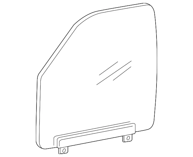 Front Driver Side Door Window - GM (84458570) - view 3