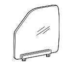 Front Driver Side Door Window - GM (84458570) - view 5