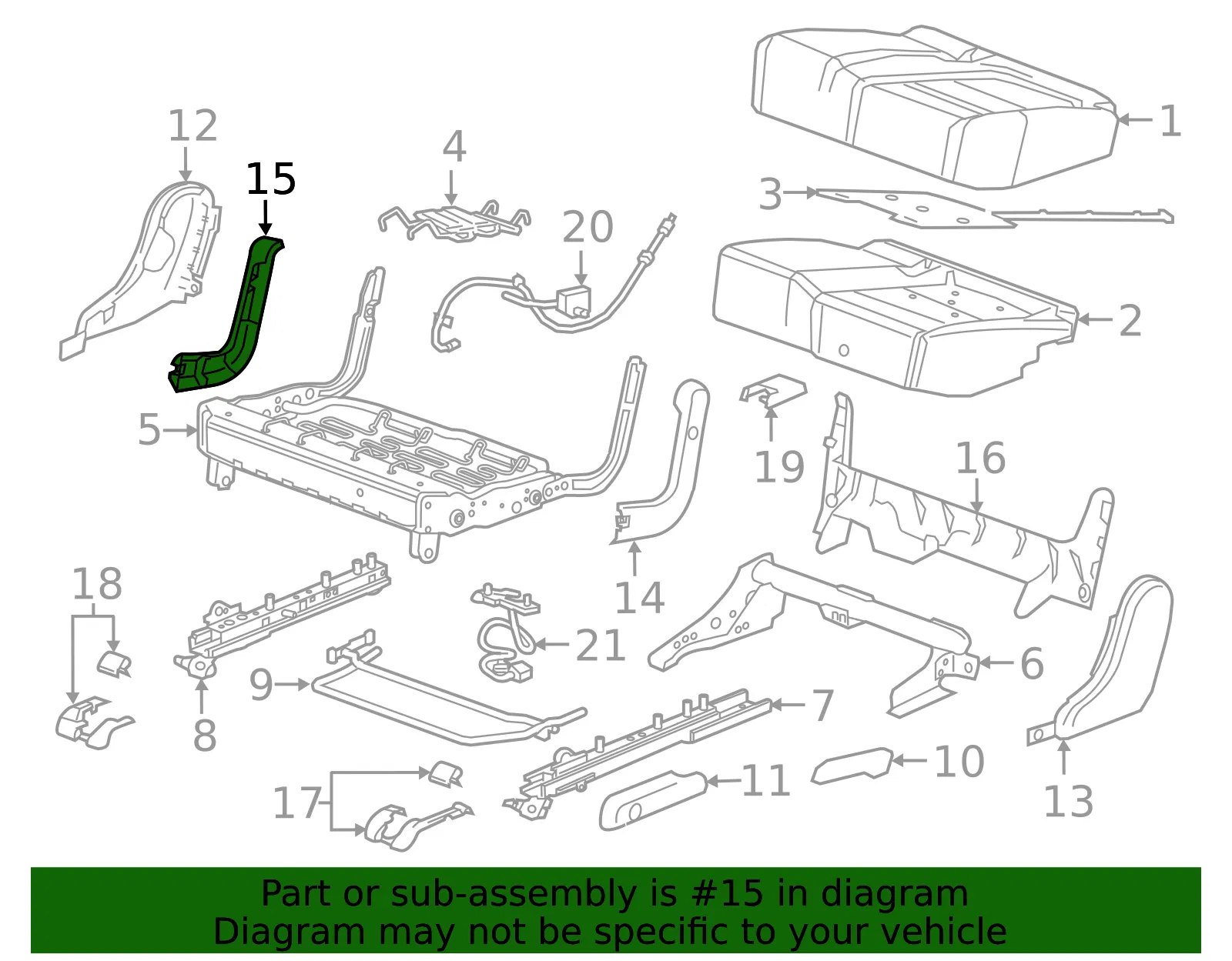 Hinge Cover - GM (84465088) - view 3