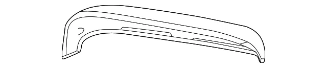 Chrome Driver Side Door Mirror Housing Upper Cover - GM (84468911) - view 3