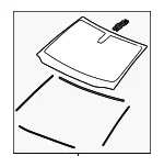 Windshield - GM (84475026) - view 8