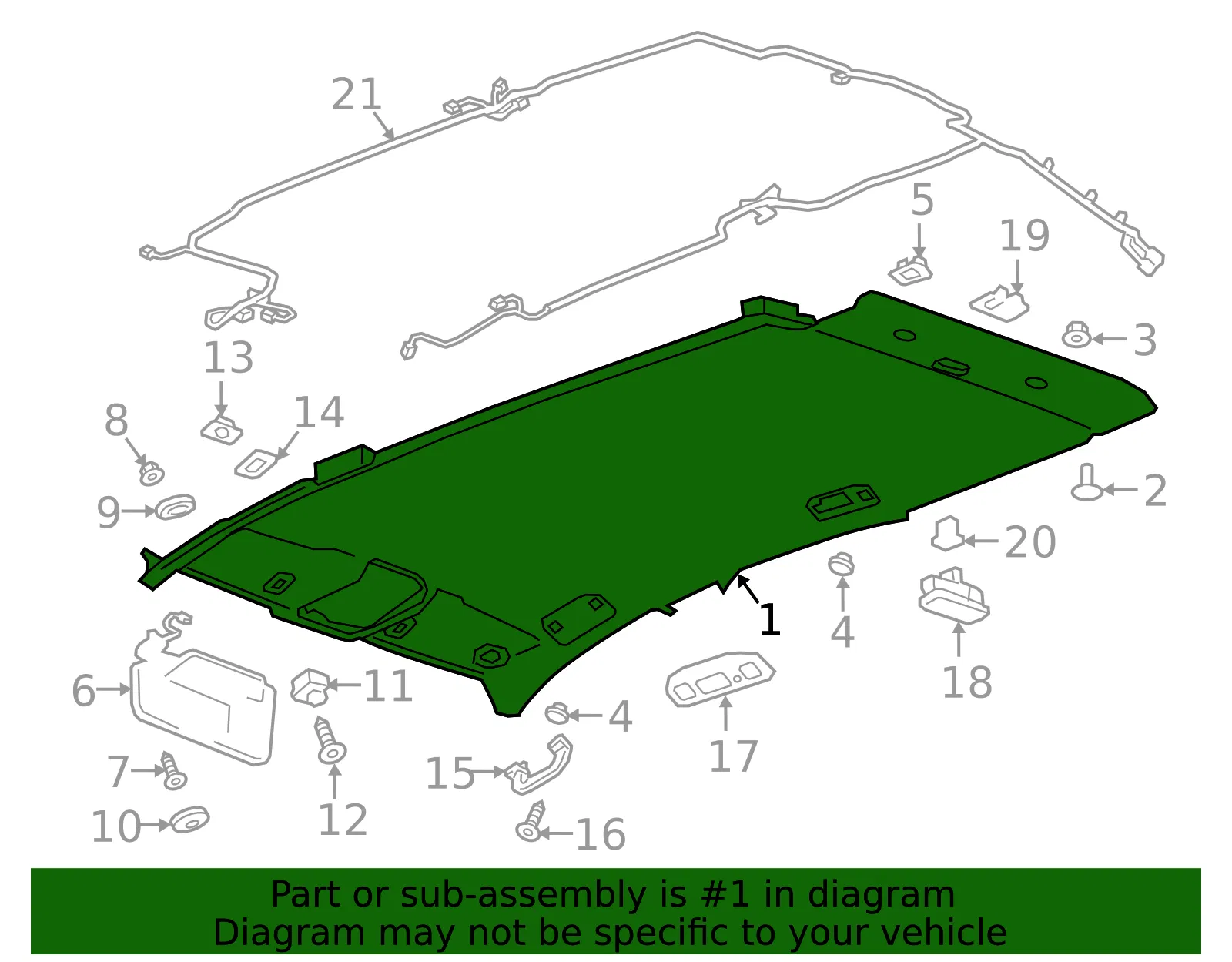 Headliner - GM (84490253) - view 2