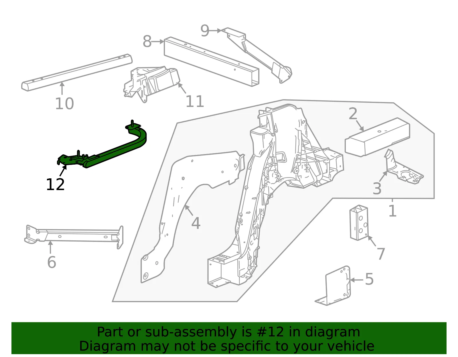 Glass Support - GM (84490331) - view 3