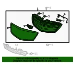 Front Grille - GM (84496436) - view 7